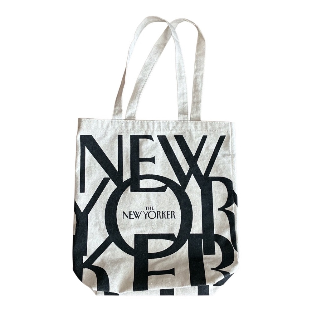 The New Yorker Magazine Subscriber Exclusive Cotton Canvas Tote Bag NEW NWOT
